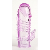 Фиолетовая насадка с коготком и шипами - 13 см. - Toyfa Basic - в Великом Новгороде купить с доставкой Фиолетовая насадка с коготком и шипами - 13 см. - Toyfa Basic - в Великом Новгороде купить с доставкой