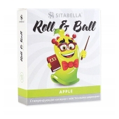 Стимулирующий презерватив-насадка Roll   Ball Apple - Sitabella - купить с доставкой в Великом Новгороде