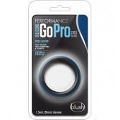 Черно-синее эрекционное кольцо Silicone Go Pro Cock Ring - Blush Novelties - в Великом Новгороде купить с доставкой