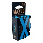 Классические презервативы в железном кейсе MAXUS Classic - 3 шт. - Maxus - купить с доставкой в Великом Новгороде