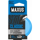 Классические презервативы в железном кейсе MAXUS Classic - 3 шт. - Maxus - купить с доставкой в Великом Новгороде