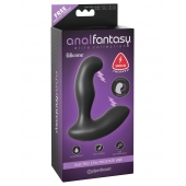 Черный массажер простаты Electro Stim Prostate Vibe с электростимуляцией - 13,3 см. - Pipedream - купить с доставкой в Великом Новгороде