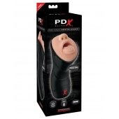 Мастурбатор-ротик Deep Throat Vibrating Stroker - Pipedream - в Великом Новгороде купить с доставкой