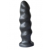 Черная насадка на трусики харнесс Platinum - 16 см. - LOVETOY (А-Полимер) - купить с доставкой в Великом Новгороде