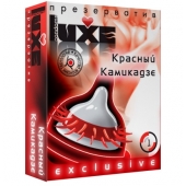 Презерватив LUXE  Exclusive   Красный Камикадзе  - 1 шт. - Luxe - купить с доставкой в Великом Новгороде