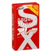 Утолщенные презервативы Sagami Xtreme Feel Long с точками - 10 шт. - Sagami - купить с доставкой в Великом Новгороде