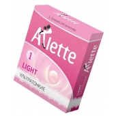 Ультратонкие презервативы Arlette Light - 3 шт. - Arlette - купить с доставкой в Великом Новгороде