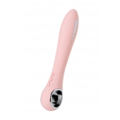 Розовый силиконовый вибратор с электростимуляцией GALVANI VIBE - 21 см. - ToyFa - купить с доставкой в Великом Новгороде