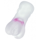 Прозрачный реалистичный мастурбатор Juicy Pussy Crystal Rose - ToyFa - в Великом Новгороде купить с доставкой