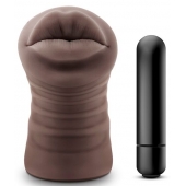 Коричневый мастурбатор-ротик Renee - Blush Novelties - в Великом Новгороде купить с доставкой