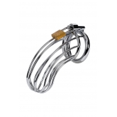 Серебристый пояс верности TOYFA на замочке - ToyFa - купить с доставкой в Великом Новгороде