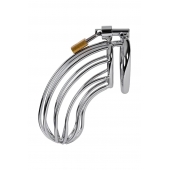 Серебристый пояс верности TOYFA на замочке - ToyFa - купить с доставкой в Великом Новгороде