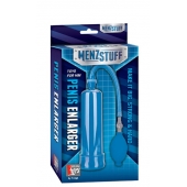 Синяя вакуумная помпа MENZSTUFF PENIS ENLARGER - Dream Toys - в Великом Новгороде купить с доставкой