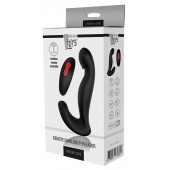 Черный вибромассажер простаты SWIRLING P-PLEASER - Dream Toys - в Великом Новгороде купить с доставкой