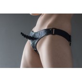 Черные трусики Better с анальной насадкой - 8 см. - Lola Games - купить с доставкой в Великом Новгороде