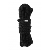 Черная веревка для шибари DELUXE BONDAGE ROPE - 5 м. - Dream Toys - купить с доставкой в Великом Новгороде