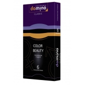 Разноцветные презервативы DOMINO Colour Beauty - 6 шт. - Domino - купить с доставкой в Великом Новгороде