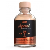 Массажный гель с согревающим эффектом Aperol - 30 мл. - INTT - купить с доставкой в Великом Новгороде