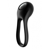 Черное эрекционное виброкольцо Majestic Duo - Satisfyer - в Великом Новгороде купить с доставкой