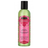 Массажное масло Naturals Strawberry Dreams с ароматом клубники - 59 мл. - Kama Sutra - купить с доставкой в Великом Новгороде