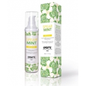 Разогревающее массажное масло Gourmet Spearmint Organic с органическими ингредиентами - 50 мл. - Exsens - купить с доставкой в Великом Новгороде
