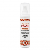 Разогревающее массажное масло Gourmet White Peach Organic с органическими ингредиентами - 50 мл. - Exsens - купить с доставкой в Великом Новгороде