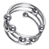 Большое металлическое кольцо под головку пениса - ToyFa - купить с доставкой в Великом Новгороде