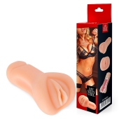 Телесный реалистичный мастурбатор в виде вагины - Bior toys - в Великом Новгороде купить с доставкой