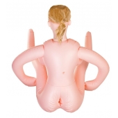 Надувная секс-кукла с реалистичной головой и поднятыми ножками - ToyFa - в Великом Новгороде купить с доставкой Надувная секс-кукла с реалистичной головой и поднятыми ножками - ToyFa - в Великом Новгороде купить с доставкой