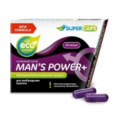 Возбуждающее средство для мужчин Mans Power plus - 10 капсул (0,35 гр.) +1 в подарок - SuperCaps - купить с доставкой в Великом Новгороде