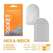 Карманный мастурбатор HEXA-BRICK - Tenga - в Великом Новгороде купить с доставкой