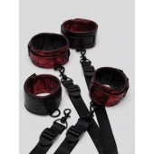 Изысканный набор фиксаций на кровати Reversible Under Mattress Restraint Set - Fifty Shades of Grey - купить с доставкой в Великом Новгороде