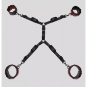 Изысканный набор фиксаций на кровати Reversible Under Mattress Restraint Set - Fifty Shades of Grey - купить с доставкой в Великом Новгороде