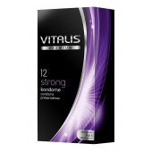Презервативы с утолщённой стенкой VITALIS PREMIUM strong - 12 шт. - Vitalis - купить с доставкой в Великом Новгороде
