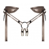 Бронзовый пояс для насадок Desirous Harness - Strap-on-me - купить с доставкой в Великом Новгороде