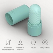 Мятный двусторонний мастурбатор Arcwave Ghost Pocket Stroker - Arcwave - в Великом Новгороде купить с доставкой