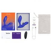 Синий анальный вибратор We-Vibe Vector+ - We-vibe - в Великом Новгороде купить с доставкой