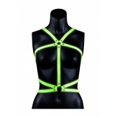 Портупея Body Harness с неоновым эффектом - размер L-XL - Shots Media BV - купить с доставкой в Великом Новгороде