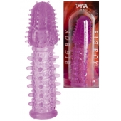 Фиолетовая насадка, удлиняющая половой член - 13,5 см. - Toyfa Basic - в Великом Новгороде купить с доставкой Фиолетовая насадка, удлиняющая половой член - 13,5 см. - Toyfa Basic - в Великом Новгороде купить с доставкой