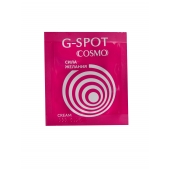 Стимулирующий интимный крем для женщин Cosmo G-spot - 2 гр. - Биоритм - купить с доставкой в Великом Новгороде