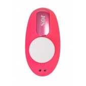 Розовый вибровкладыш в трусики с вакуум-волновой стимуляцией Xiari - JOS