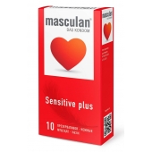 Презервативы Masculan Sensitive plus - 10 шт. - Masculan - купить с доставкой в Великом Новгороде