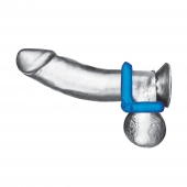 Комплект из 2 эрекционных колец-восьмерок 2-Pack Duo Cock And Ball Stamina Enhancement Ring - BlueLine - в Великом Новгороде купить с доставкой