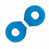 Комплект из двух колец для пениса 2-Pack Ultra-Stretch Stamina Endurance Ring - BlueLine - в Великом Новгороде купить с доставкой