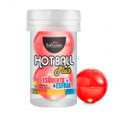 Лубрикант на масляной основе Hot Ball Plus с охлаждающе-разогревающим эффектом (2 шарика по 3 гр.) - HotFlowers - купить с доставкой в Великом Новгороде