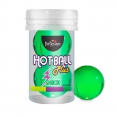 Лубрикант на силиконовой основе Hot Ball Plus с покалывающим эффектом (2 шарика по 3 гр.) - HotFlowers - купить с доставкой в Великом Новгороде