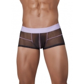 Черные сексуальные полупрозрачные трусы-хипсы Hunch Trunks - Clever Masculine Underwear купить с доставкой