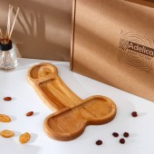 Деревянное блюдо для подачи в форме члена (32,5 х 20 х 1,7 см) - Сима-Ленд - купить с доставкой в Великом Новгороде