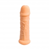Телесный фаллоудлинитель Extra Size Bubbles - 15,5 см. - Lola Games - в Великом Новгороде купить с доставкой