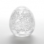 Мастурбатор-яйцо Keith Haring EGG PARTY - Tenga - в Великом Новгороде купить с доставкой